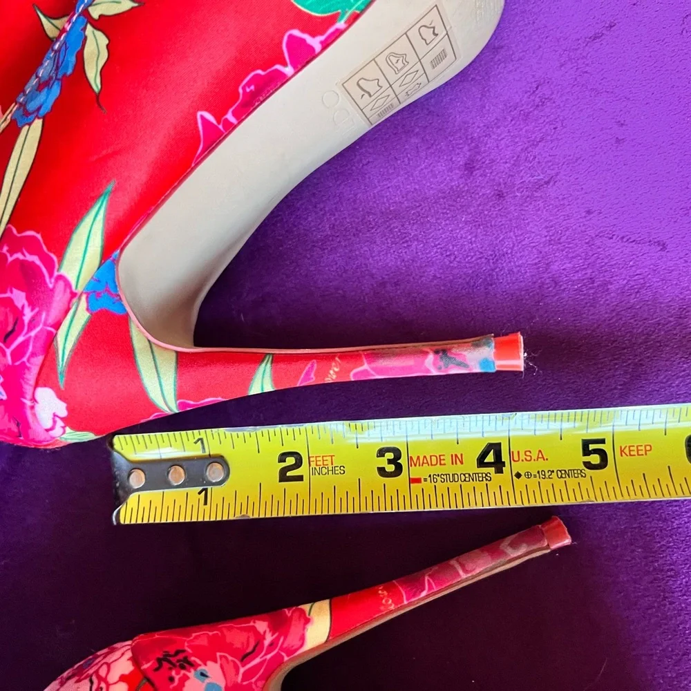 Aldo red floral boots - Picture 11 of 15